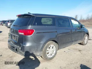 2017 Kia Sedona LX with VIN KNDMB5C12H6229530, listed as a IAAI auction lot 41817443 with 97,160 mi miles. Bid and sale history available at carsss.com. Image 4.