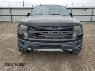 2014 Ford F-150 SVT Raptor with VIN 1FTFW1R60EFA82287, listed as a Copart auction lot 52150635 with 157,556 mi miles and Salvage Title. Bid and sale history available at carsss.com. Image 5.