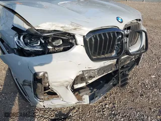 2023 BMW X3 xDrive30i with VIN 5UX53DP0XP9S84526, listed as a IAAI auction lot 41727224 with 34,307 mi miles. Bid and sale history available at carsss.com. Image 6.