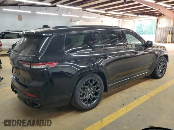 2023 Jeep Grand Cherokee Summit Reserve with VIN 1C4RJKEG3P8862582, listed as a Copart auction lot 54504345 with 9,763 mi miles and Salvage title. Bid and sale history available at DreamBid. Image 3.