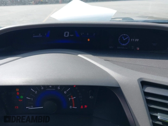 2012 Honda Civic EX with VIN JHMFB2F84CS002015, listed as a IAAI auction lot 41960922 with 188,152 mi miles and . Bid and sale history available at DreamBid. Image 7.