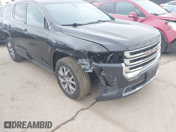 2020 GMC Acadia SLT with VIN 1GKKNULS9LZ160798, listed as a IAAI auction lot 41503363 with 158,272 mi miles and . Bid and sale history available at DreamBid. Image 6.