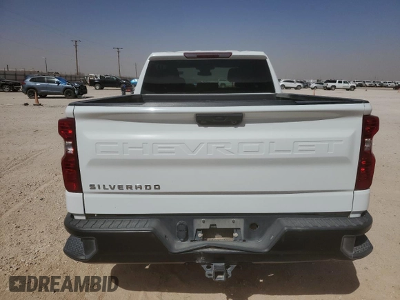 2022 Chevrolet Silverado 1500 Work Truck with VIN 1GCRDAED7NZ506649, listed as a Copart auction lot 46708605 with 91,628 mi miles and Clean Title. Bid and sale history available at DreamBid. Image 6.