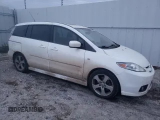 2007 Mazda 5 Touring with VIN JM1CR293570162468, listed as a Copart auction lot 46939295 with 196,647 mi miles and Salvage Title. Bid and sale history available at carsss.com. Image 4.
