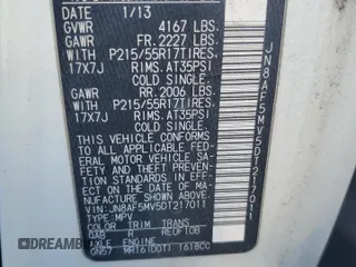 2013 Nissan Juke SL with VIN JN8AF5MV5DT217011, listed as a Copart auction lot 50790015 with 122,265 mi miles and Salvage Title. Bid and sale history available at carsss.com. Image 15.