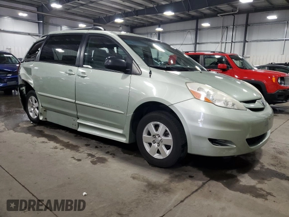 2006 Toyota Sienna CE with VIN 5TDZA23C96S515008, listed as a Copart auction lot 50620605 with 135,670 mi miles and Salvage Title. Bid and sale history available at DreamBid. Image 4.