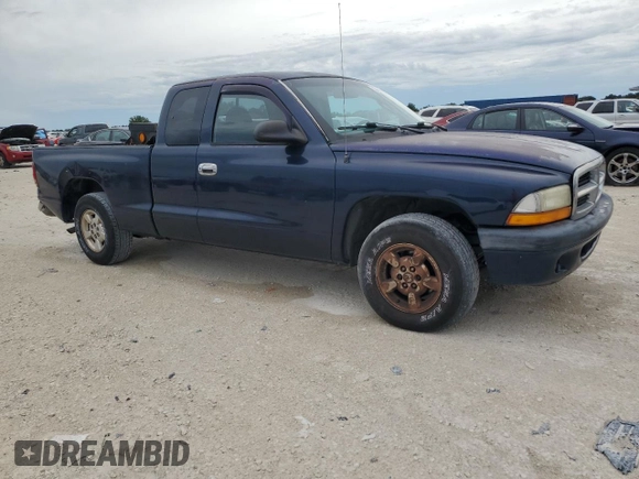 2001 Dodge Dakota with VIN 1B7GL22X61S344255, listed as a Copart auction lot 72901294 with 155,828 mi miles and Salvage Title. Bid and sale history available at carsss.com. Image 4.