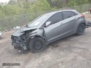 2017 Hyundai Elantra GT with VIN KMHD35LH9HU377031, listed as a IAAI auction lot 41762312 with 1 mi miles. Bid and sale history available at carsss.com. Image 2.