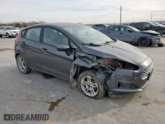 2018 Ford Fiesta SE with VIN 3FADP4EJ1JM110680, listed as a Copart auction lot 48206155 with 75,854 mi miles and Salvage Title. Bid and sale history available at carsss.com. Image 4.