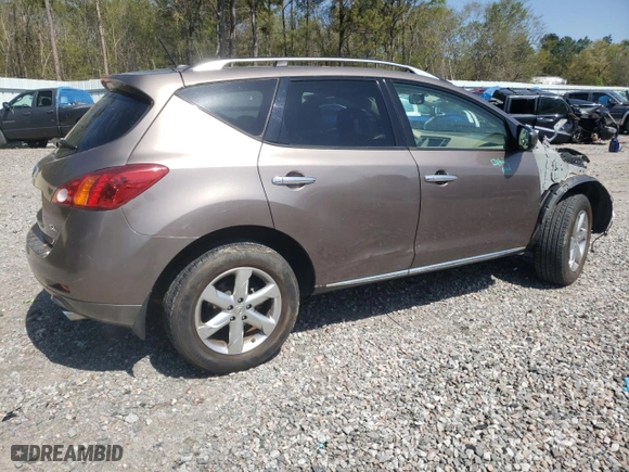 2010 Nissan Murano S with VIN JN8AZ1MU8AW018438, listed as a Copart auction lot 51287815 with 103,695 mi miles and Salvage Title. Bid and sale history available at carsss.com. Image 3.
