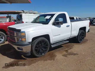2014 Chevrolet Silverado 1500 Work Truck with VIN 1GCNCPEH8EZ407975, listed as a IAAI auction lot 41994227 with 193,505 mi miles and . Bid and sale history available at DreamBid. Image 2.