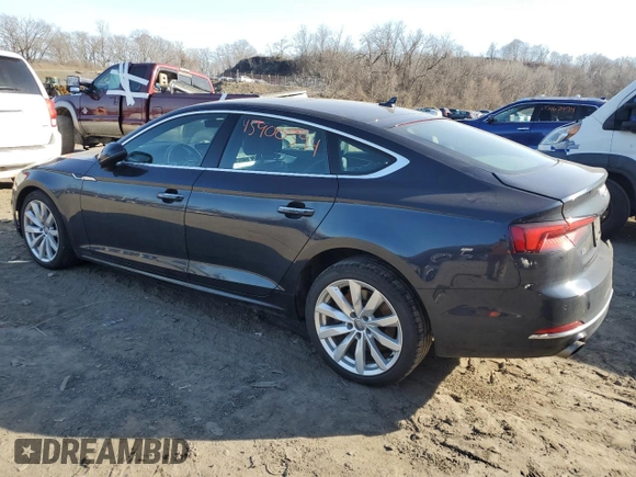 2018 Audi A5 Sportback Premium Plus with VIN WAUBNCF50JA042904, listed as a Copart auction lot 45900394 with 42,288 mi miles. Bid and sale history available at carsss.com. Image 2.