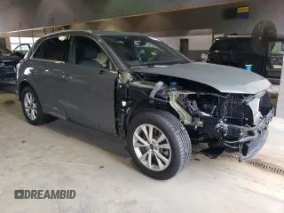 2023 Audi Q3 S line Premium Plus with VIN WA1EECF38P1138944, listed as a Copart auction lot 55373844 with 8,524 mi miles and Salvage title. Bid and sale history available at DreamBid. Image 4.