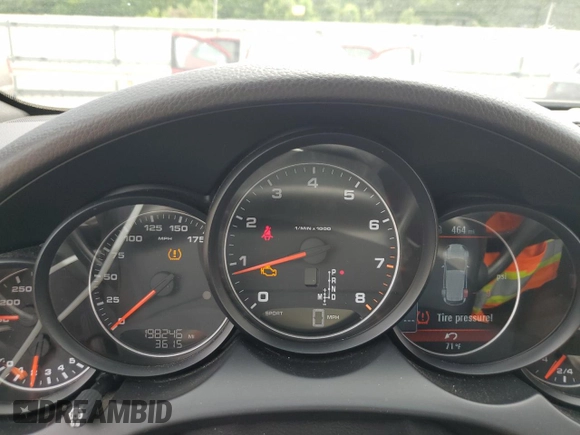 2012 Porsche Cayenne with VIN WP1AA2A23CLA01397, listed as a Copart auction lot 55574955 with 198,246 mi miles and Clean title. Bid and sale history available at DreamBid. Image 9.