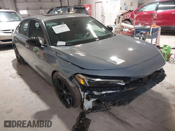 2025 Honda Civic Si with VIN 2HGFE1E5XSH474804, listed as a IAAI auction lot 41931584 with 2,520 mi miles and . Bid and sale history available at DreamBid. Image 1.