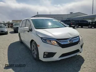 2018 Honda Odyssey EX-L with VIN 5FNRL6H72JB058195, listed as a Copart auction lot 51543075 with 84,625 mi miles and Salvage Title. Bid and sale history available at carsss.com. Image 14.
