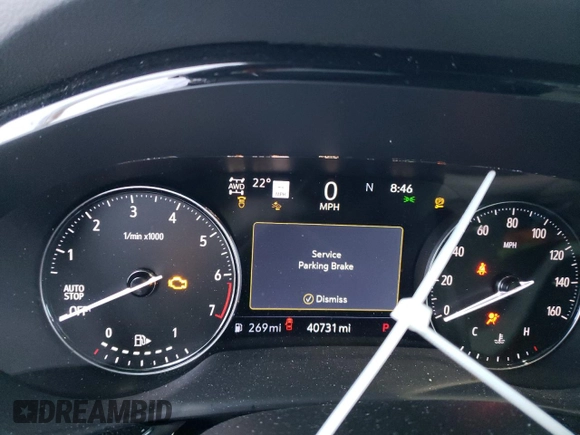 2021 Buick Envision Avenir with VIN LRBFZSR48MD193321, listed as a Copart auction lot 89130195 with 40,731 mi miles and Salvage Title. Bid and sale history available at carsss.com. Image 9.
