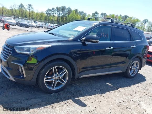 2017 Hyundai Santa Fe Limited Ultimate with VIN KM8SRDHF4HU196538, listed as a IAAI auction lot 41957724 with 115,305 mi miles. Bid and sale history available at carsss.com. Image 14.
