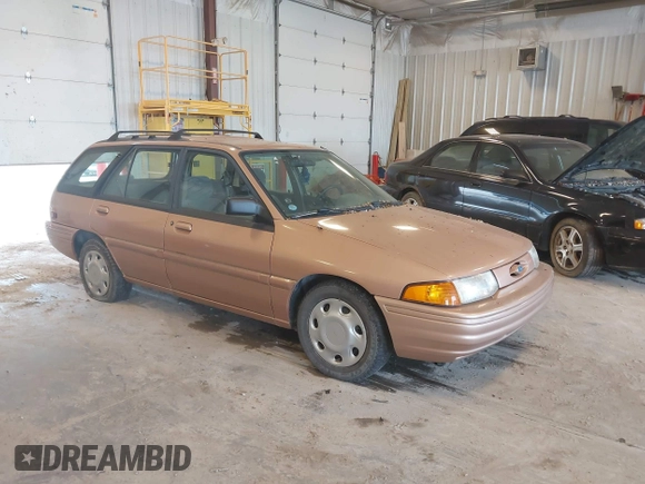 1994 Ford Escort with VIN 1FARP15J3RW212935, listed as a IAAI auction lot 42595461 with 90,056 mi miles and . Bid and sale history available at DreamBid. Image 1.