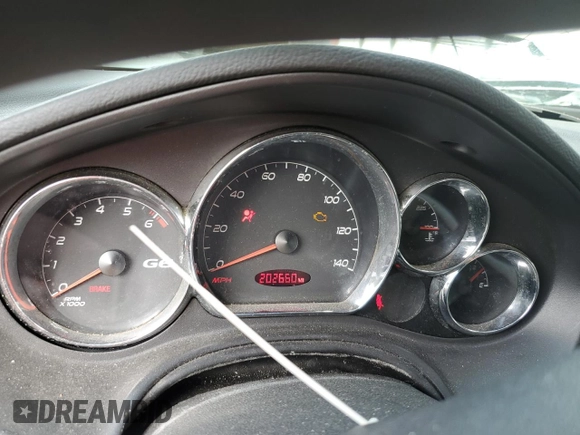 2006 Pontiac G6 with VIN 1G2ZF55BX64188013, listed as a Copart auction lot 46570665 with 202,660 mi miles and Non repairable. Bid and sale history available at DreamBid. Image 9.