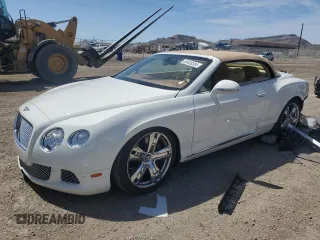 2012 Bentley Continental GT with VIN SCBGR3ZA2CC077427, listed as a Copart auction lot 50420334 with Not Provided miles and Salvage Title. Bid and sale history available at DreamBid. Image 1.
