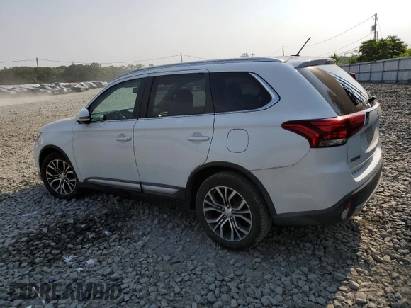 2016 Mitsubishi Outlander GT with VIN JA4JZ4AX4GZ053068, listed as a Copart auction lot 59425335 with 72,275 mi miles and Salvage title. Bid and sale history available at DreamBid. Image 2.