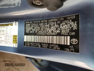 2004 Toyota Prius with VIN JTDKB22U140034467, listed as a Copart auction lot 50715375 with 282,490 mi miles and Salvage Title. Bid and sale history available at carsss.com. Image 13.