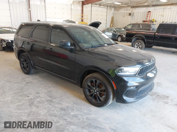 2021 Dodge Durango GT Plus z VIN 1C4RDJDGXMC574778, wystawiony jako IAAI lot #42814350 z przebiegiem 243 829 mil mil oraz . Historia ofert i sprzedaży dostępna na DreamBid. Obrazek 1.