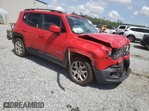 2018 Jeep Renegade Latitude z VIN ZACCJABB0JPG71260, wystawiony jako Copart lot #54177035 z przebiegiem 106 040 mil mil oraz Szkoda całkowita • Salvage title. Historia ofert i sprzedaży dostępna na DreamBid. Obrazek 4.
