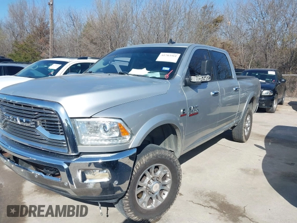 2017 Ram 2500 Laramie with VIN 3C6UR5FL1HG674081, listed as a IAAI auction lot 41783561 with 332,281 mi miles. Bid and sale history available at carsss.com. Image 2.