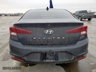 2019 Hyundai Elantra Preferred with VIN KMHD84LF5KU867239, listed as a Copart auction lot 45958375 with 66,174 mi miles and Salvage Title. Bid and sale history available at carsss.com. Image 6.