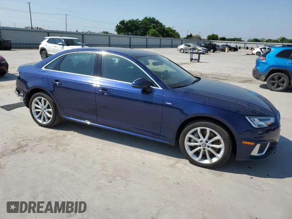 2019 Audi A4 Prestige с VIN WAUFNAF40KA109399, выставлен на аукционе Copart как лот 51333195 с пробегом 22 956 миль миль и Списание • Salvage title. История ставок и продаж доступна на DreamBid. Изображение 4.
