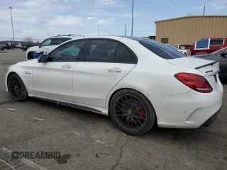 2016 Mercedes-Benz C 63 S AMG with VIN 55SWF8HB3GU165855, listed as a Copart auction lot 50780375 with 65,480 mi miles and Clean Title. Bid and sale history available at carsss.com. Image 2.