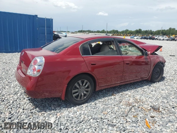2006 Nissan Altima S with VIN 1N4AL11D06C232372, listed as a Copart auction lot 62795475 with Not provided miles and Salvage title. Bid and sale history available at DreamBid. Image 3.