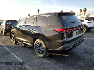 2024 Lexus TX 350 with VIN 5TDAAAA65RS007966, listed as a Copart auction lot 85343724 with 35,782 mi miles and Salvage title. Bid and sale history available at DreamBid. Image 2.