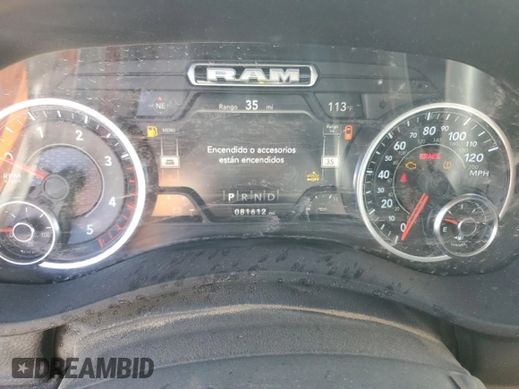 2020 Ram 2500 Laramie with VIN 3C6UR5NL2LG179740, listed as a Copart auction lot 54212795 with 81,612 mi miles and Clean title. Bid and sale history available at DreamBid. Image 9.