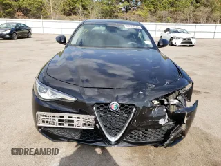 2018 Alfa Romeo Giulia with VIN ZARFAEBNXJ7576920, listed as a Copart auction lot 49524873 with 35,064 mi miles. Bid and sale history available at carsss.com. Image 5.