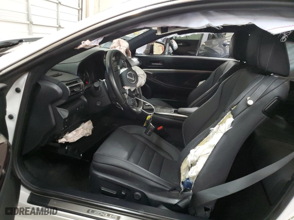 2022 Lexus RC with VIN JTHDZ5BC0N5025338, listed as a Copart auction lot 51649594 with 22,881 mi miles and Salvage Title. Bid and sale history available at carsss.com. Image 7.