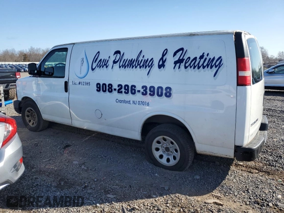 2012 Chevrolet Express Cargo with VIN 1GCSGAFX7C1182728, listed as a Copart auction lot 50874555 with 196,397 mi miles and Clean title. Bid and sale history available at DreamBid. Image 2.