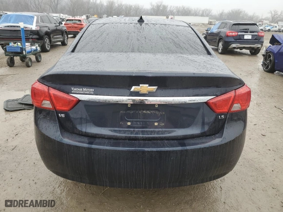 2017 Chevrolet Impala LS with VIN 1G11X5S33HU111286, listed as a Copart auction lot 42824645 with 171,388 mi miles and Salvage Title. Bid and sale history available at carsss.com. Image 6.
