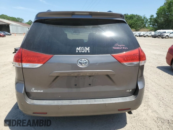 2014 Toyota Sienna XLE with VIN 5TDYK3DC6ES473747, listed as a Copart auction lot 53828345 with 251,390 mi miles and Clean Title. Bid and sale history available at carsss.com. Image 6.