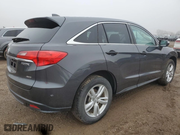 2014 Acura RDX Tech Pkg with VIN 5J8TB4H54EL022976, listed as a Copart auction lot 43689255 with 0 mi miles and Salvage Title. Bid and sale history available at carsss.com. Image 3.