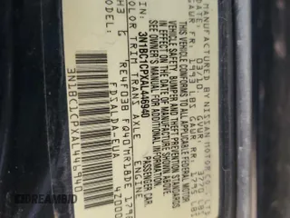2010 Nissan Versa 1.8 SL with VIN 3N1BC1CPXAL446940, listed as a Copart auction lot 77525263 with 109,140 mi miles and Salvage Title. Bid and sale history available at carsss.com. Image 12.