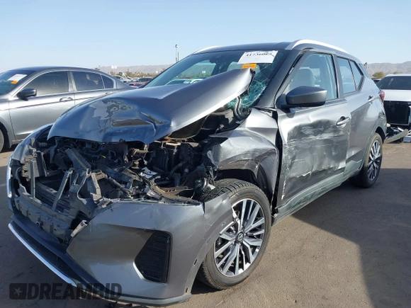 2021 Nissan Kicks SV with VIN 3N1CP5CV2ML477506, listed as a IAAI auction lot 41736063 with 68,872 mi miles. Bid and sale history available at carsss.com. Image 6.