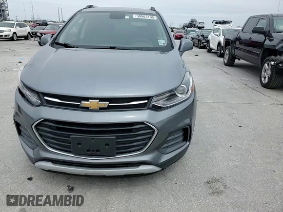 2019 Chevrolet Trax LT with VIN KL7CJLSB8KB931263, listed as a Copart auction lot 50963105 with 104,969 mi miles and Salvage Title. Bid and sale history available at carsss.com. Image 12.