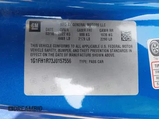 2018 Chevrolet Camaro 2SS z VIN 1G1FH1R73J0157556, wystawiony jako IAAI lot #41928609 z przebiegiem 88 730 mil mil oraz . Historia ofert i sprzedaży dostępna na DreamBid. Obrazek 9.
