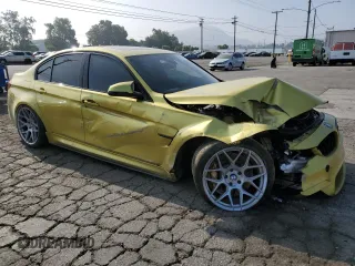 2015 BMW M3 with VIN WBS3C9C58FP804331, listed as a Copart auction lot 62507465 with 97,783 mi miles and Salvage title. Bid and sale history available at DreamBid. Image 4.