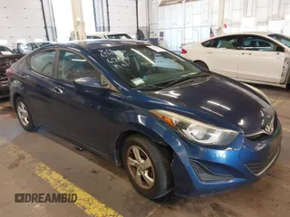 2015 Hyundai Elantra SE z VIN 5NPDH4AE3FH647340, wystawiony jako IAAI lot #39683590 z przebiegiem 149 884 mil mil oraz . Historia ofert i sprzedaży dostępna na DreamBid. Obrazek 1.
