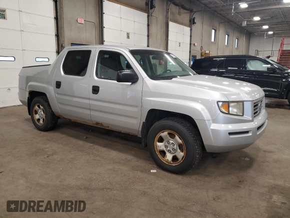 2008 Honda Ridgeline RT with VIN 2HJYK162X8H510676, listed as a Copart auction lot 60835755 with 257,654 mi miles and Clean title. Bid and sale history available at DreamBid. Image 4.