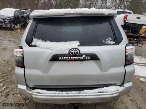 2023 Toyota 4Runner TRD Off Road with VIN JTEPU5JR7P6137744, listed as a Copart auction lot 45661525 with 18,091 mi miles and Non Repairable. Bid and sale history available at carsss.com. Image 6.